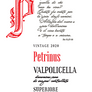 6 bottles "Petrinus" Valpolicella Superiore DOC 2020