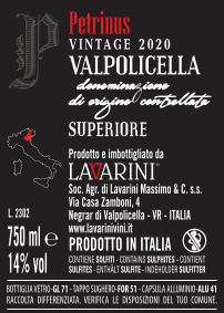 "Petrinus" Valpolicella Superiore DOC 2020