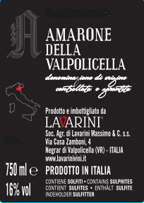 Amarone della Valpolicella DOCG 2015