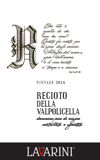 Recioto della Valpolicella DOCG 2016