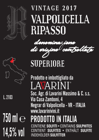 Valpolicella Ripasso Superiore DOC 2017